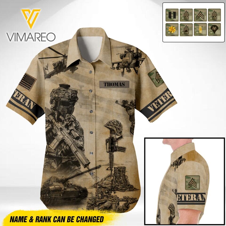 DH U.S Army Hawaii Shirt Printed DT1705