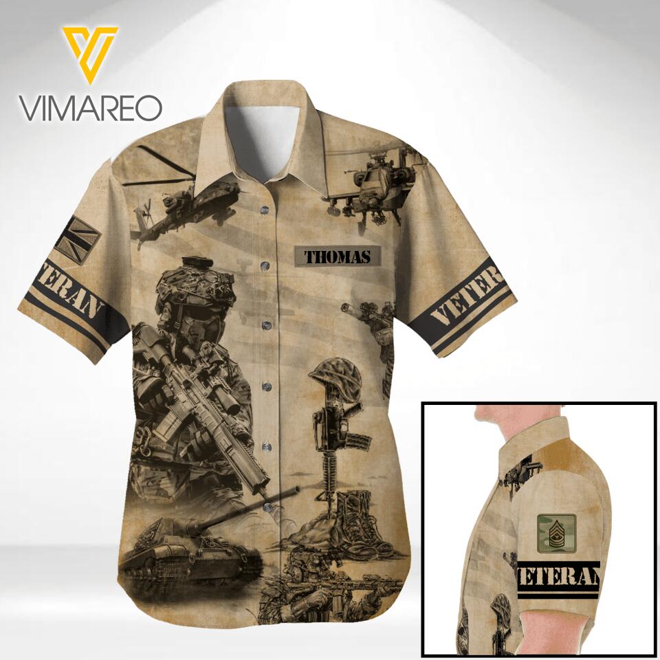 DH U.S Army Hawaii Shirt Printed DT1705