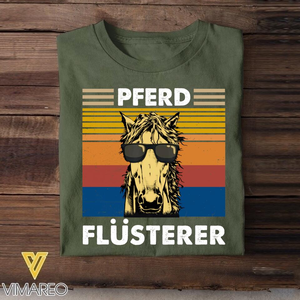 Personalized Pferd Plusterer Tshirt Printed QTTN1805
