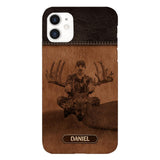 Personalized Deer Hunting Phone Case Printed 22MAY-HC18