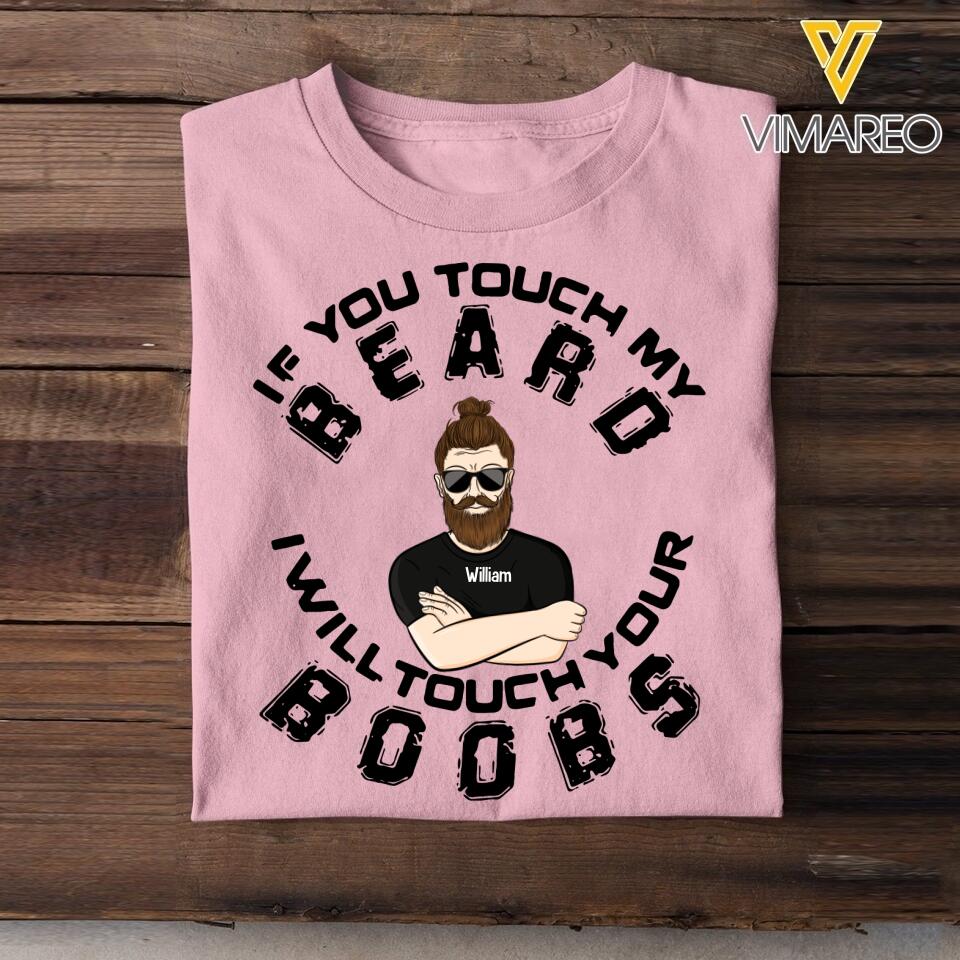 DH Personalized Man Beard Tshirt Printed HQ2005