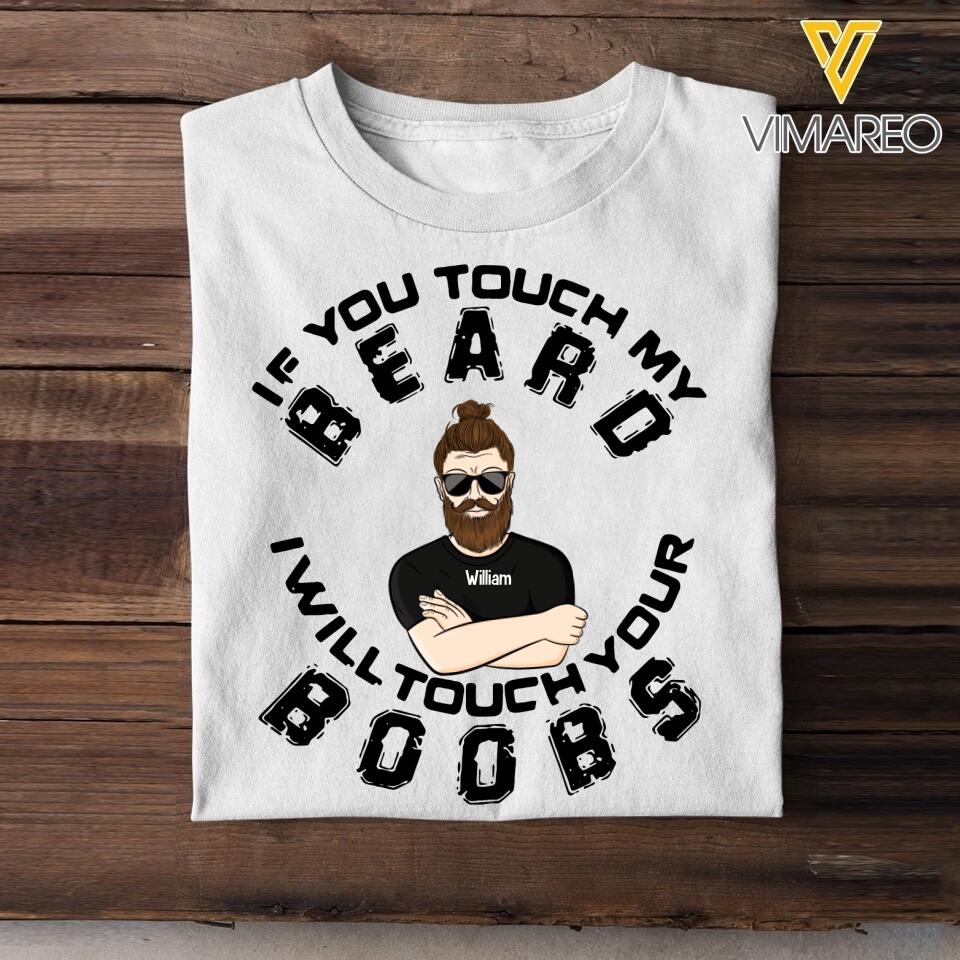 DH Personalized Man Beard Tshirt Printed HQ2005