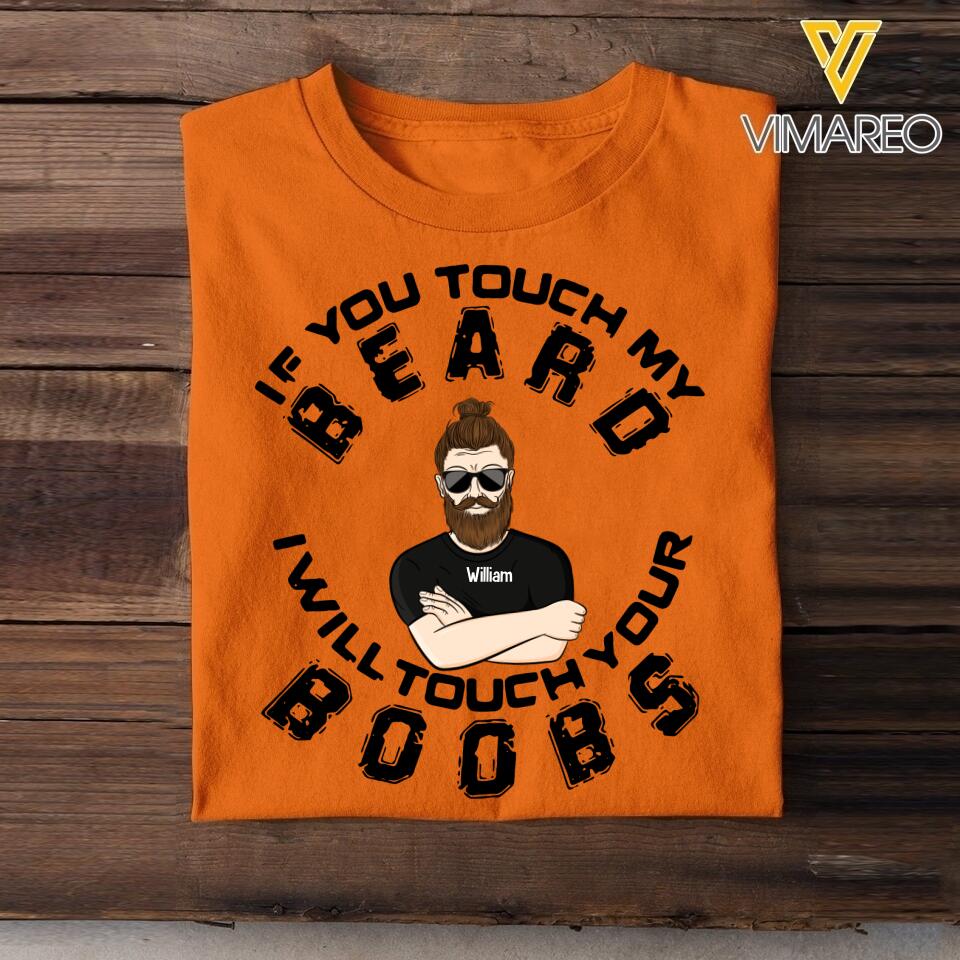DH Personalized Man Beard Tshirt Printed HQ2005