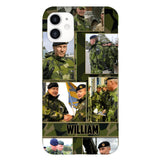 Personalized Swedish Soldier Phone Case Printed 22MAY-HQ19