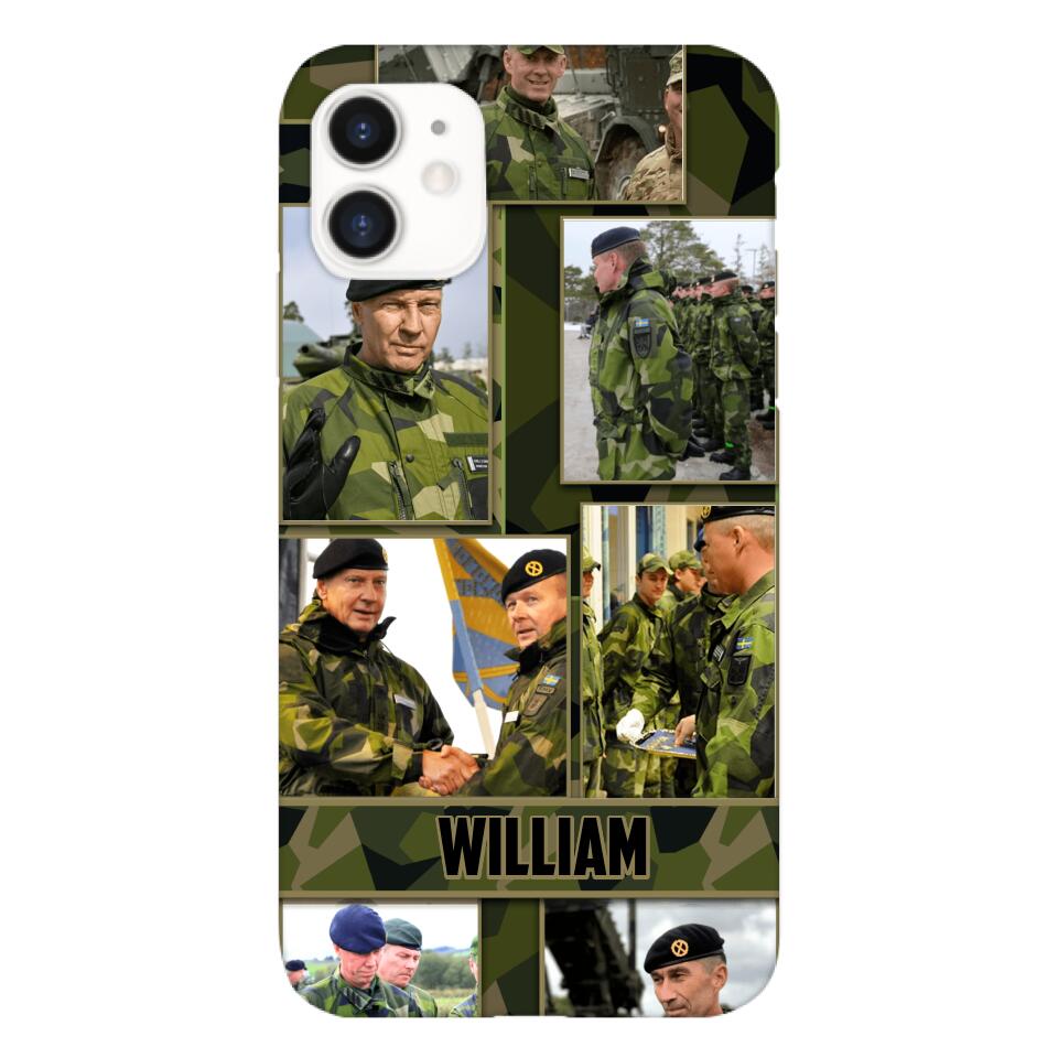 Personalized Swedish Soldier Phone Case Printed 22MAY-HQ19