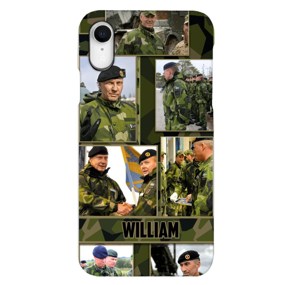 Personalized Swedish Soldier Phone Case Printed 22MAY-HQ19