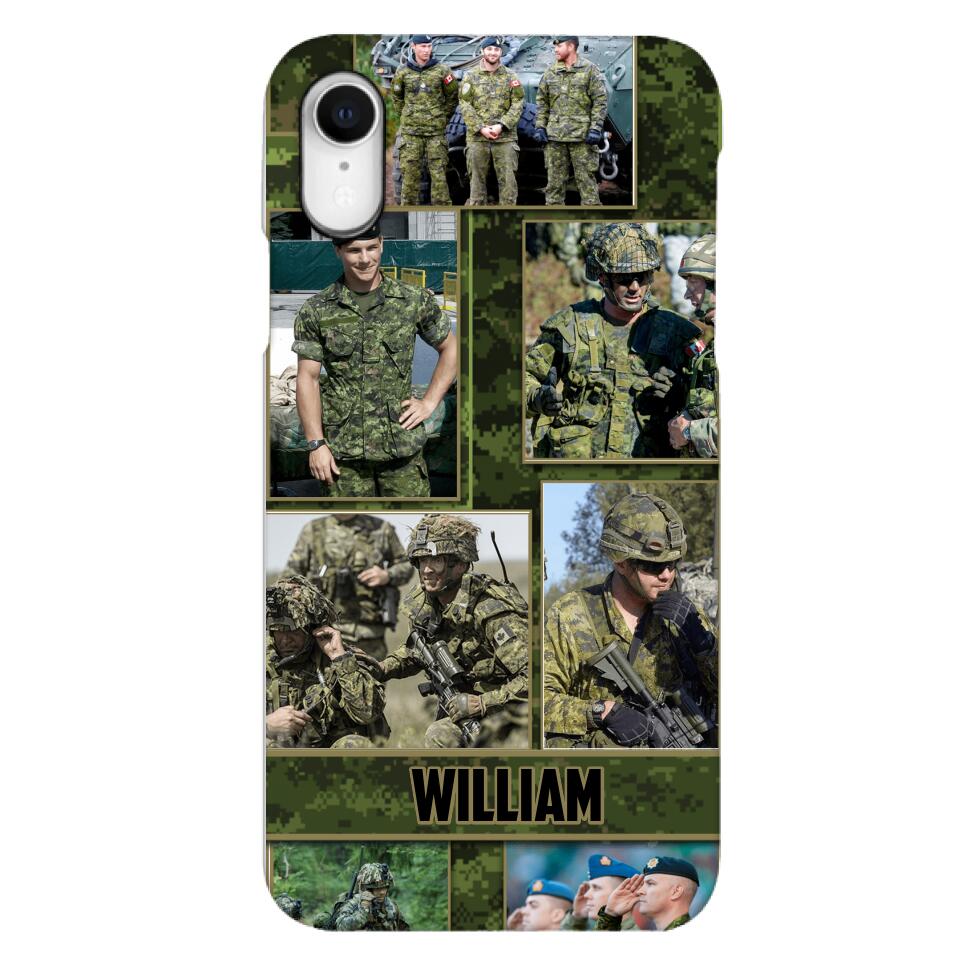 Personalized Canadian Soldier Phone Case Printed 22MAY-HQ19