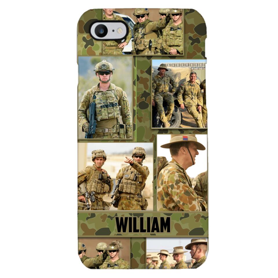 Personalized Australian Soldier Phone Case Printed 22MAY-HQ19
