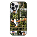 Personalized Swedish Soldier Phone Case Printed 22MAY-HQ19