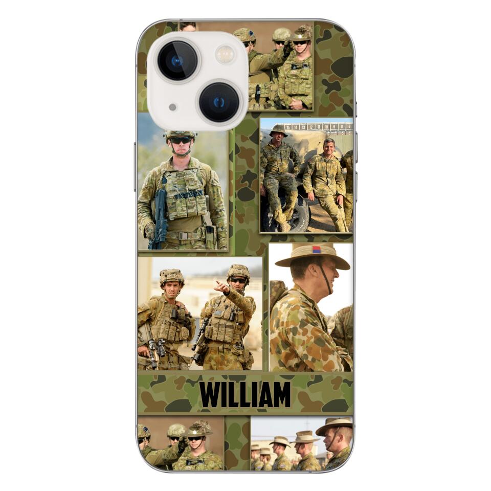 Personalized Australian Soldier Phone Case Printed 22MAY-HQ19