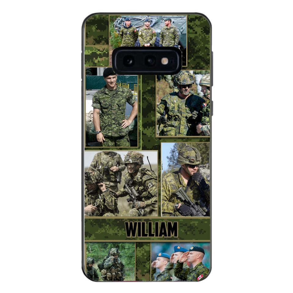 Personalized Canadian Soldier Phone Case Printed 22MAY-HQ19