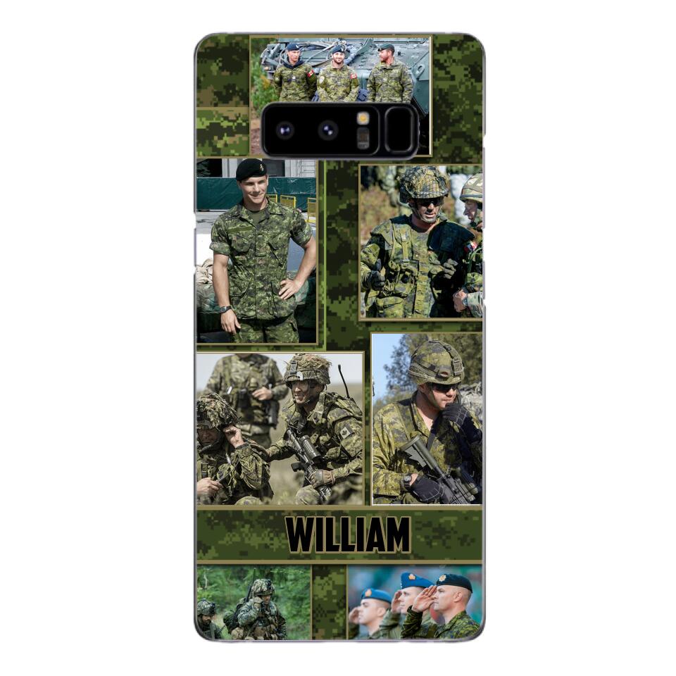Personalized Canadian Soldier Phone Case Printed 22MAY-HQ19