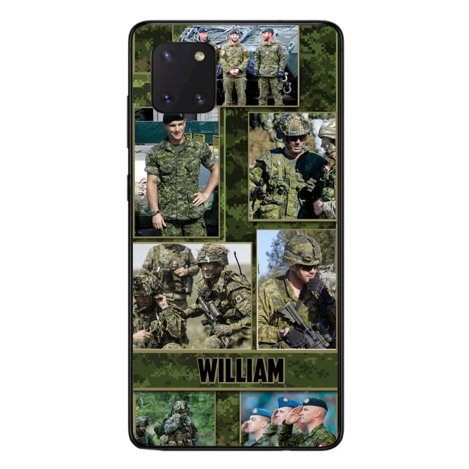 Personalized Canadian Soldier Phone Case Printed 22MAY-HQ19