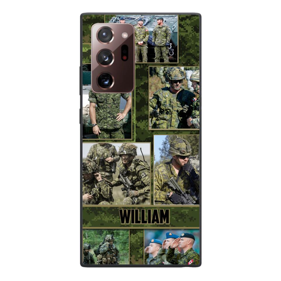 Personalized Canadian Soldier Phone Case Printed 22MAY-HQ19