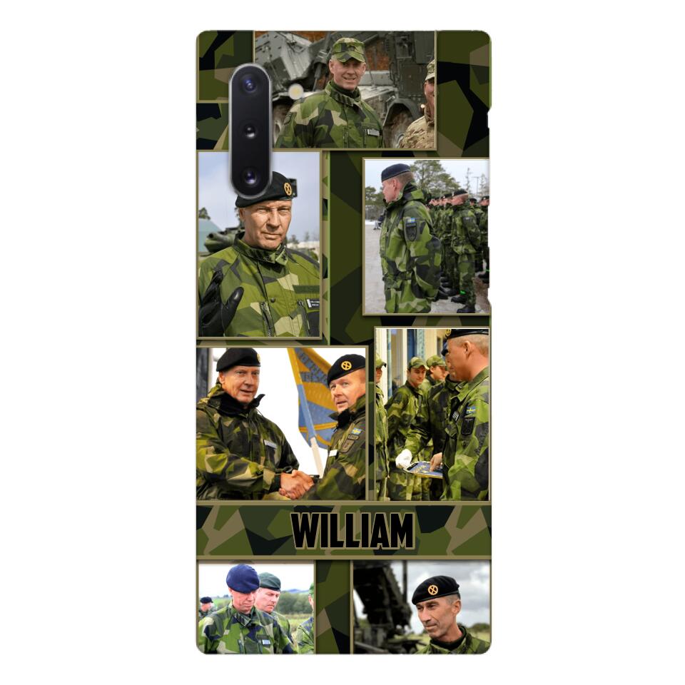 Personalized Swedish Soldier Phone Case Printed 22MAY-HQ19