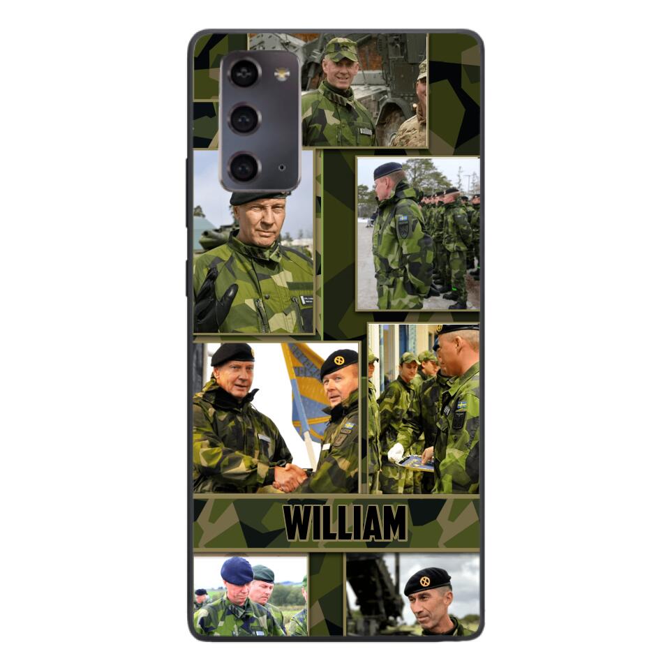 Personalized Swedish Soldier Phone Case Printed 22MAY-HQ19