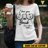 PERSONALIZED I love you to the moon and back TSHIRT QTHQ205