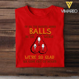 Farther's Day Sperm Funny Hairy Ball Shirt