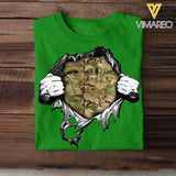 Personalized U.S Soldier Tshirt Printed 22MAY-DT21