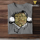 Personalized U.S Soldier Tshirt Printed 22MAY-DT21
