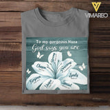 PERSONALIZED TO MY GORGEOUS GRANDMA GOD SAYS YOU ARE TSHIRTS QTTN2305
