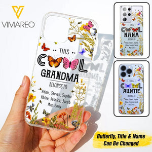 Personalized This Cool Grandma Transparent Silicone Phonecase Printed 22MAY-DT23