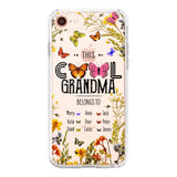 Personalized This Cool Grandma Transparent Silicone Phonecase Printed 22MAY-DT23