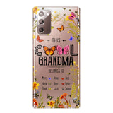 Personalized This Cool Grandma Transparent Silicone Phonecase Printed 22MAY-DT23