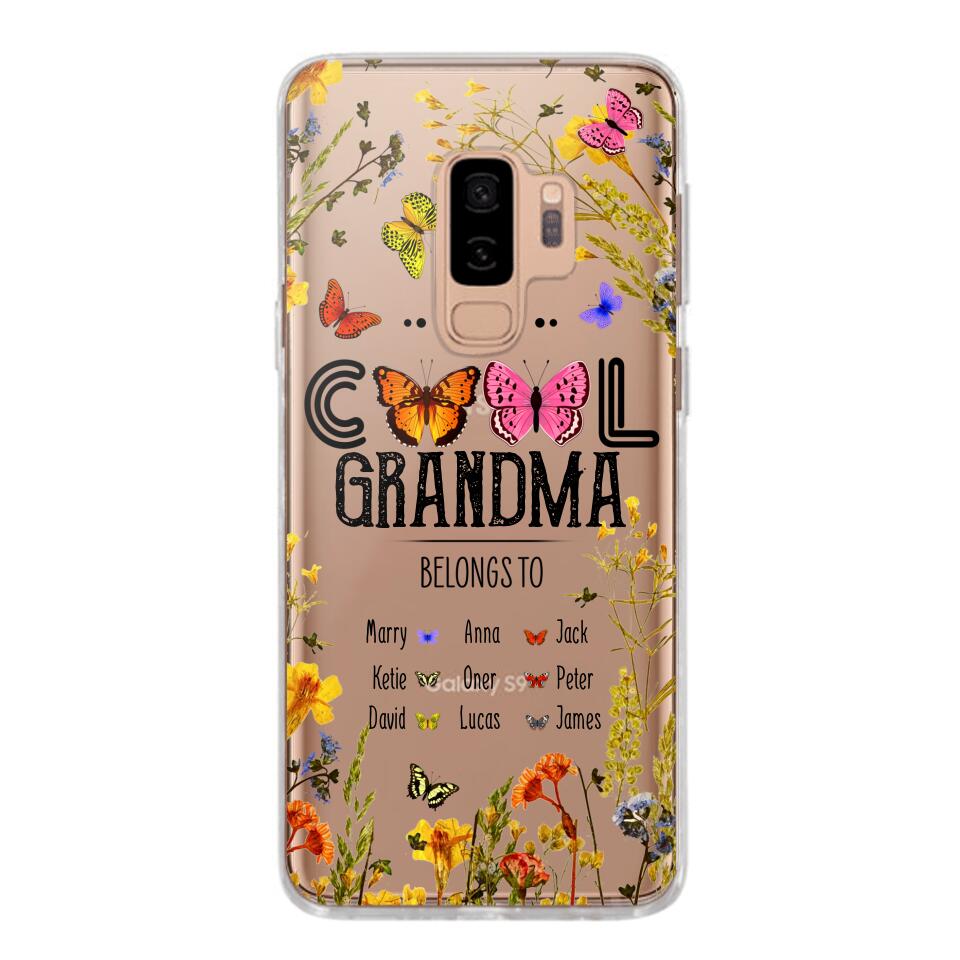 Personalized This Cool Grandma Transparent Silicone Phonecase Printed 22MAY-DT23