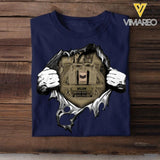Personalized British Army Tshirt Printed 22MAY-Dt24