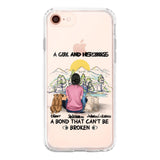 Personalized Dog Lover Transparent Silicone Phonecase Printed NQHC2105
