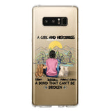 Personalized Dog Lover Transparent Silicone Phonecase Printed NQHC2105