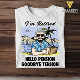 PERSONALIZED I'M RETIRED TSHIRT QTVQ2505