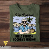 PERSONALIZED I'M RETIRED TSHIRT QTVQ2505