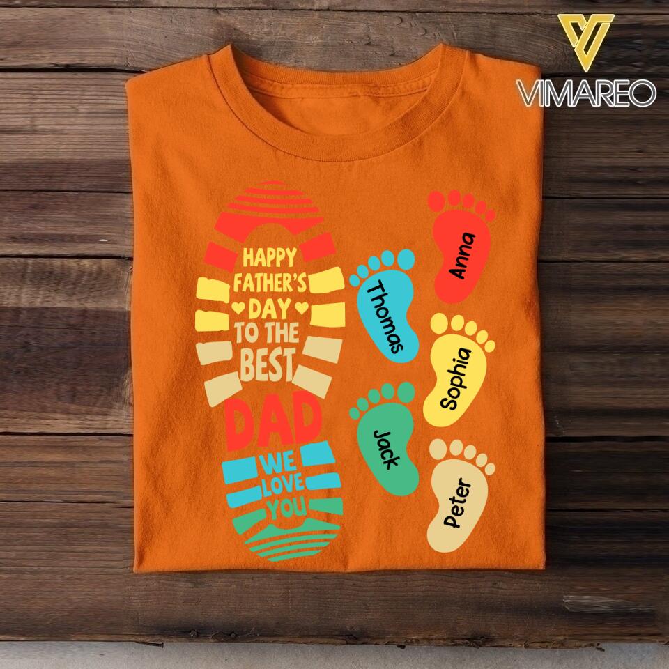 Personalized Father's Day Tshirt Printed 22MAY-DT25