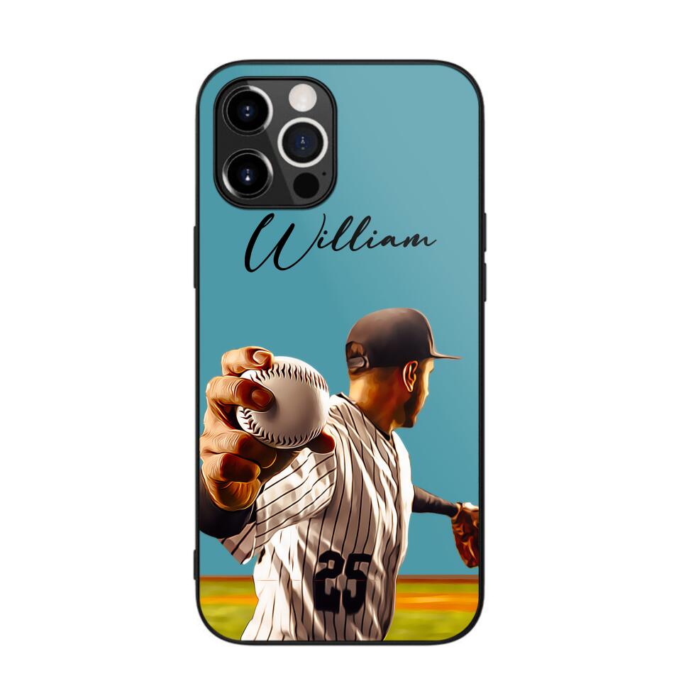 Personalized Baseball Phone Case Printed 22MAY-HQ25