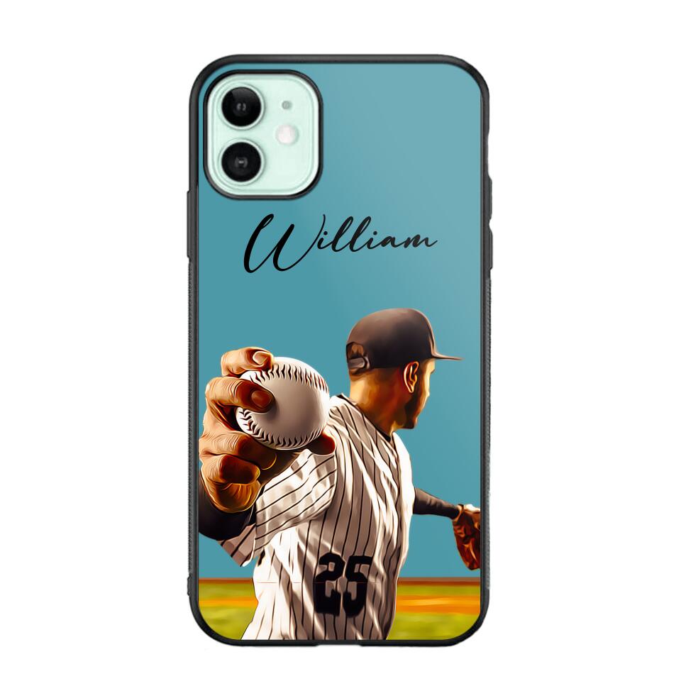 Personalized Baseball Phone Case Printed 22MAY-HQ25