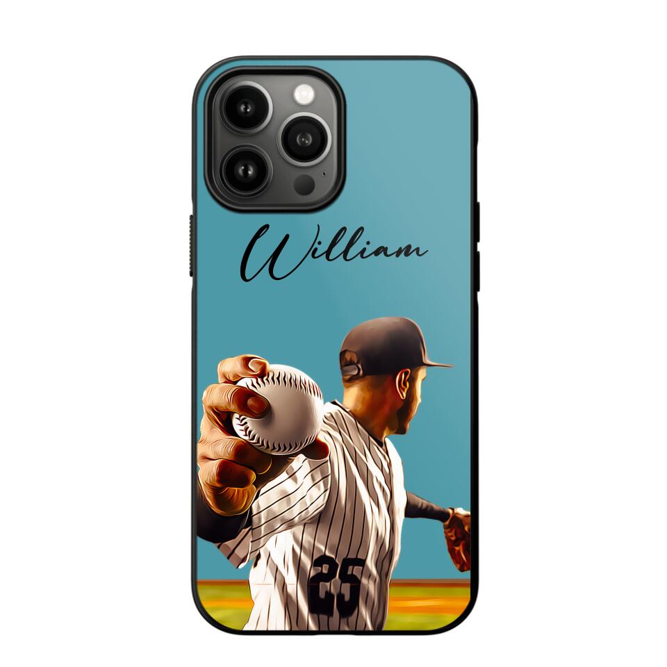 Personalized Baseball Phone Case Printed 22MAY-HQ25