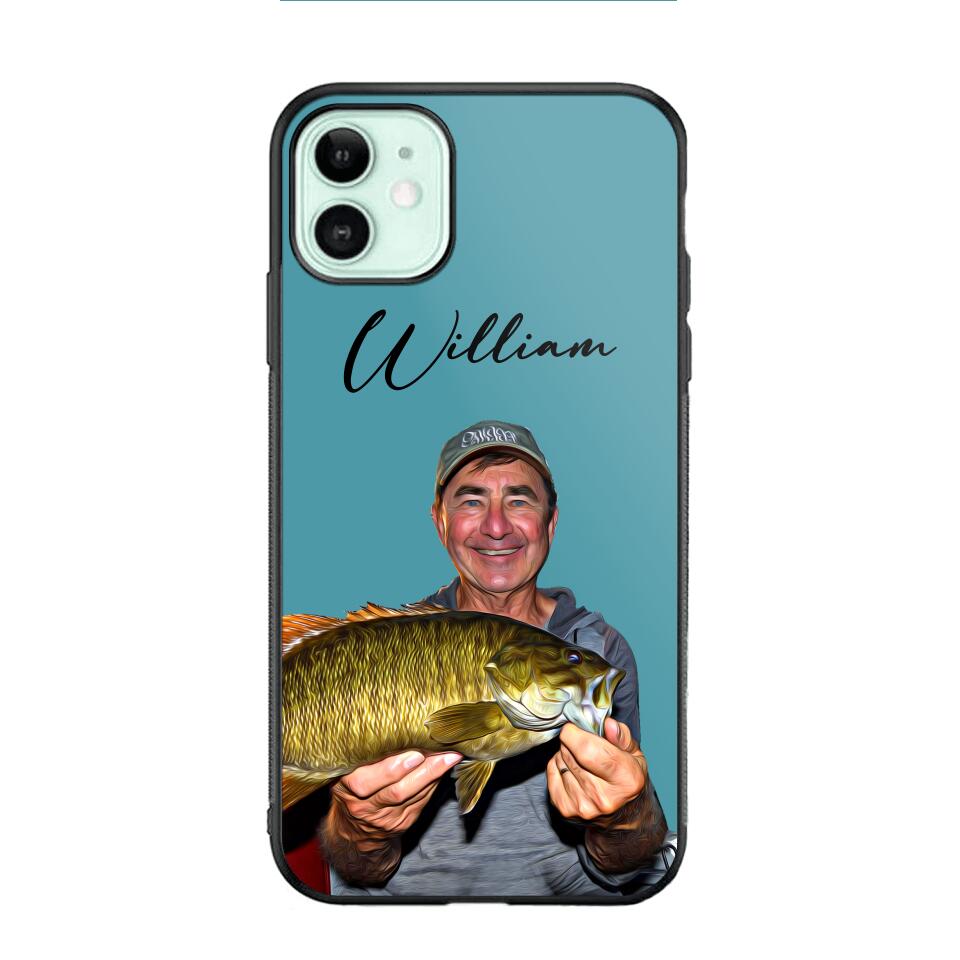 Personalized Fishing Phone Case Printed 22MAY-HQ25