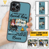 Personalized Camping Girl Phone Case Printed 22MAY-HQ25
