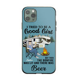 Personalized Camping Girl Phone Case Printed 22MAY-HQ25