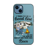 Personalized Camping Girl Phone Case Printed 22MAY-HQ25