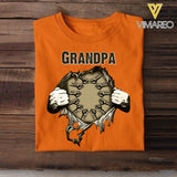 Personalized Grandpa Tshirt Printed 22MAY-LN25