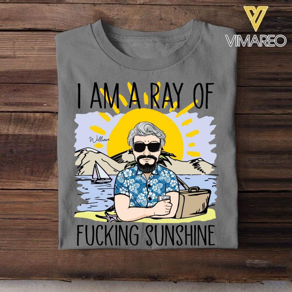 PERSONALIZEDI'M A RAY OF FUCKING SUNSHINE TSHIRT QTDT2505