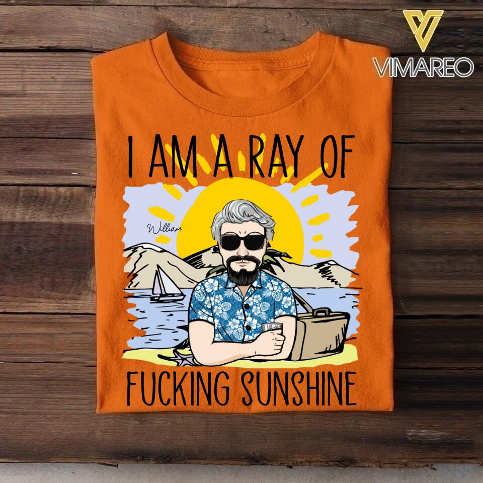 PERSONALIZEDI'M A RAY OF FUCKING SUNSHINE TSHIRT QTDT2505