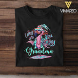 Personalized Who Are You Calling Grandma Flamigo Tshirt Printed QTHC2505