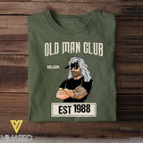 Personalized Old Man Club Tshirt Printed QTVQ2605