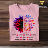 Personalized Blessed To be Called Nana Tshirt Printed 22MAY-HC26