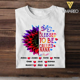 Personalized Blessed To be Called Nana Tshirt Printed 22MAY-HC26  copy