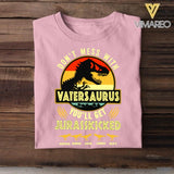 Personalized Don't Mess With Vatersaurus You'll Get Jurasskicked Kid Name  Tshirt Printed QTHC2605